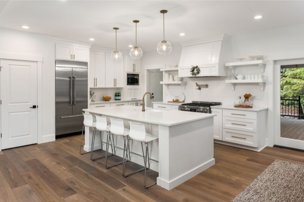 Kitchen Luxury Vinyl Flooring | Gilman Floors, LLC
